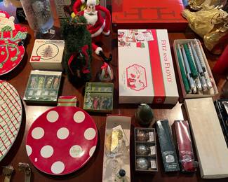 Fitz & Floyd, Lenox, Spode only to name a few in our Christmas selections and lots of Candles 