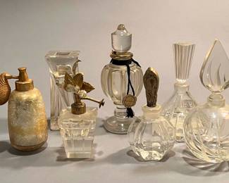 Vintage Empty Perfume Bottles 