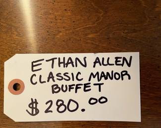 Ethan Allen classic manor buffet