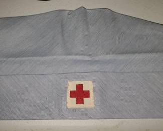 Vintage Red Cross Volunteer Nurse Cap