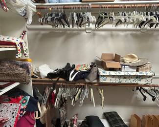 Handbags, mens pants, womens pants, women clothing, mens clothing, ties, jackets, shoes, reusable bags