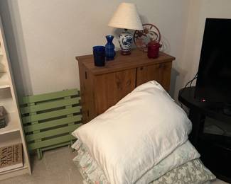 TV tray, unfolding DVD storage cabinet