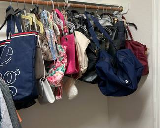 Handbags, mens pants, womens pants, women clothing, mens clothing, ties, jackets, shoes, reusable bags