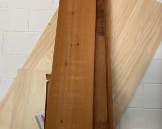 Long wood planks and misc wood boards