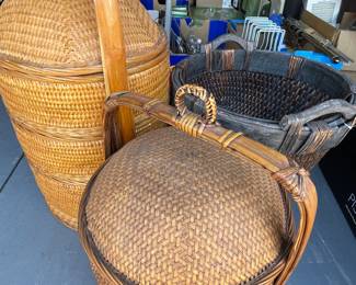 Three tier Chinese Wedding stackables, Large, Medium