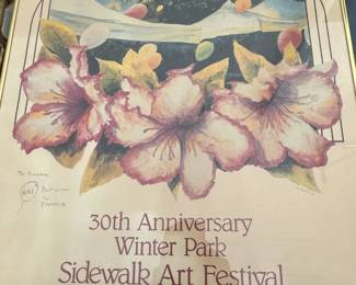 This Poster is signed by artist