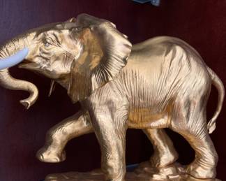 Boehm Gold Elephant 