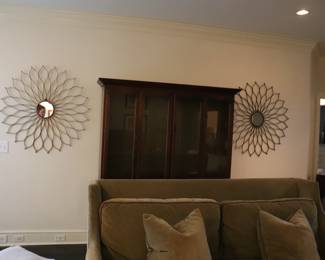 2 Sun Burst Mirrors 