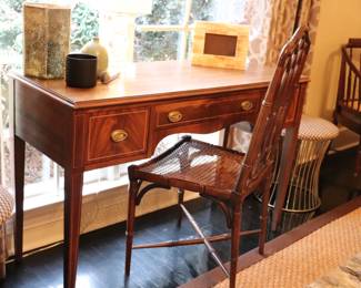 Antique Estey Standard Furniture Mahogany Desk 