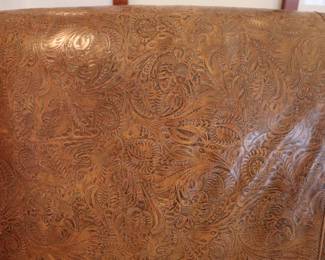 Ralph Lauren Home Leather Wingback  Sofa