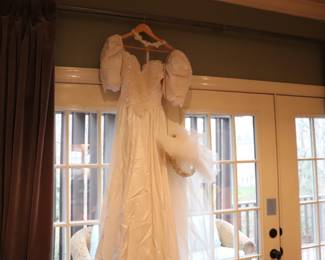 80's Totally Cool Wedding Gown 