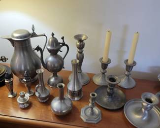 Pewter and metal odds and ends