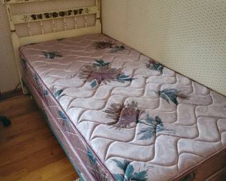 Twin bed and frame