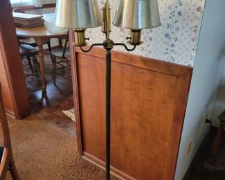 Metal floor lamp