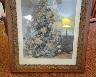 Floral pic with beautiful frame