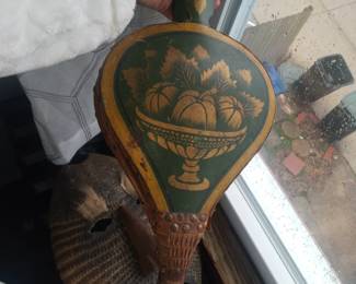 1830s Chimney bellows New England American  paint decorated hearth bellows  155.00