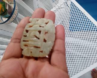jade belt buckle broken 50