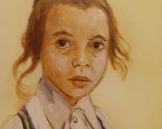 150.00 Tiny Celluloid Jewish lil boy painting 4/5 in so perfect!!!