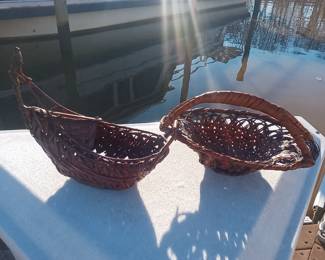 Japanese Ikabanna bamboo baskets 45 each
