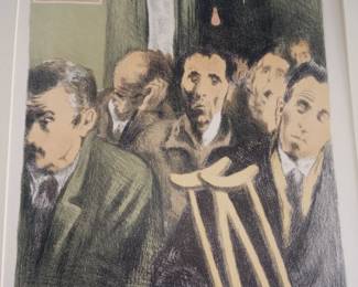Raphael Soyer 1969 Artist proof!! ."Unemployed "26/20 in   175.00