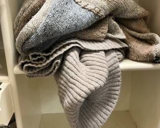 Sweater in closet