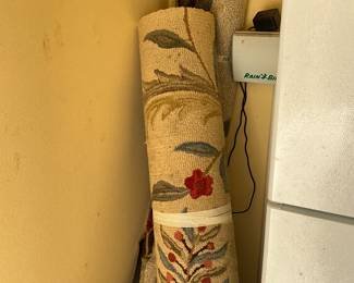 Rugs in garage