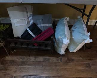 Pillows & closet organizers
