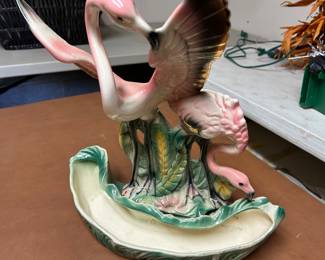 Beautiful Lane & company 1950’sFlamingo art piece 