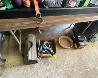 2nd garage items 
Metal toolbox sold