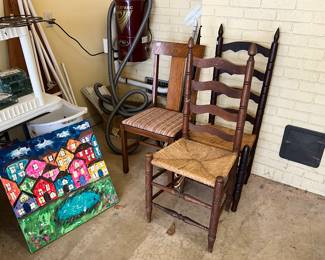 Attached garage items 