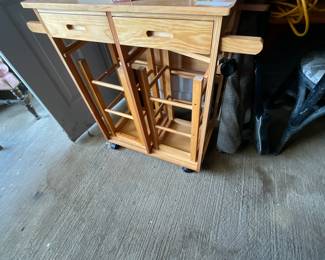 2nd garage items - table with stools - great condition 