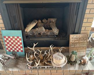 Fireplace decor 
