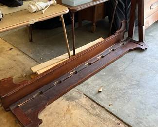 Rails to twin vintage bed 