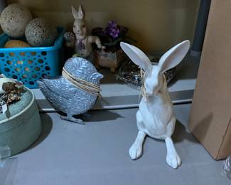 Closeup of Easter items