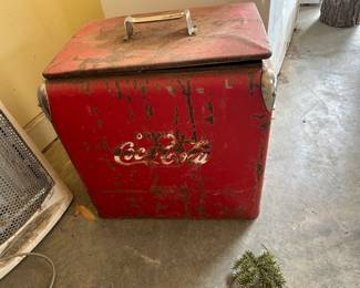 Vintage Coca Cola ice chest