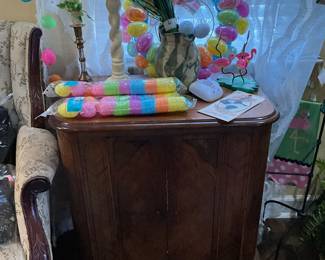 Top is more Easter items / bottom is antique chest