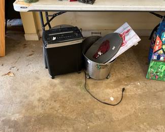 Attached garage items 