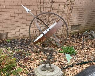 Outdoor decor- sphere has sold!