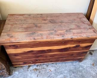 Cedar chest closed
