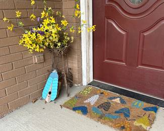 Front door decor 