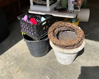 Attached garage items