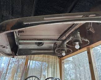 Underneath of car hood 