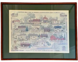 
Framed Art Of Historic Buildings In Darien CT