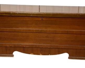 
Cedar Lined Chest, Copper Hinges - Shows Wear On Top