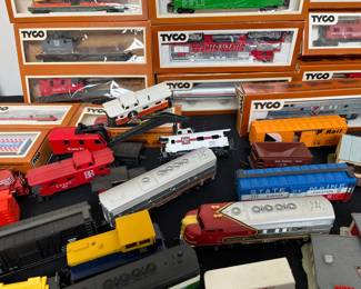 Massive Collection Of Tyco Trains And Tracks