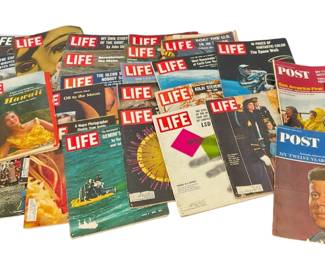 Vintage Life & Saturday Evening Post Magazines