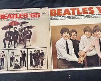 Four Beatles Albums Including Beatles IV, Beatles
‘65, Meet The Beatles!, & Sgt Peppers Club Band Lonely Hearts