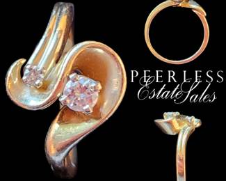 14k & Diamond Ring 