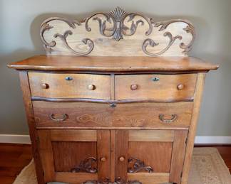 Antique Oak Sideboard $325 or bid #39