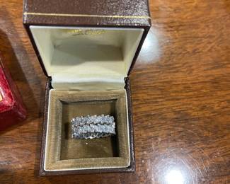 Double Marquis Diamond Ring